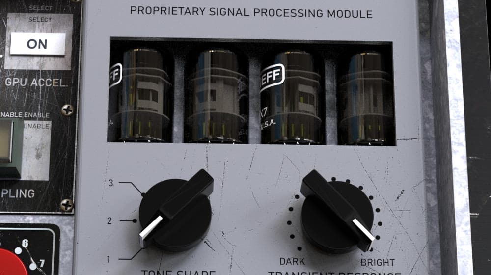 Amplified Instrument Processor (the AIP) proprietary signal processor