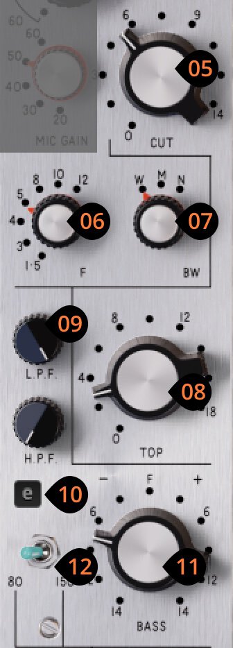Sound Techniques EQ panel controls