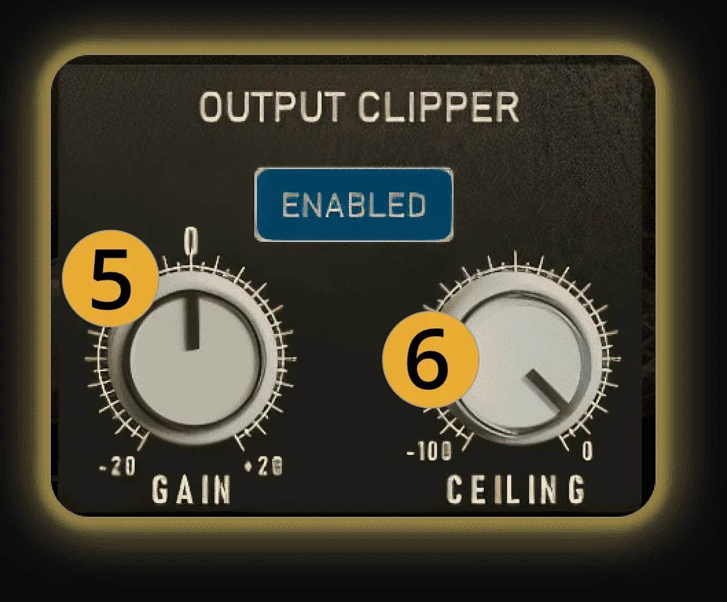 Puff Puff clipper section with Gain and Ceiling controls