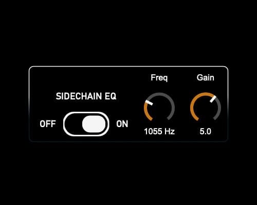 The sidechain EQ